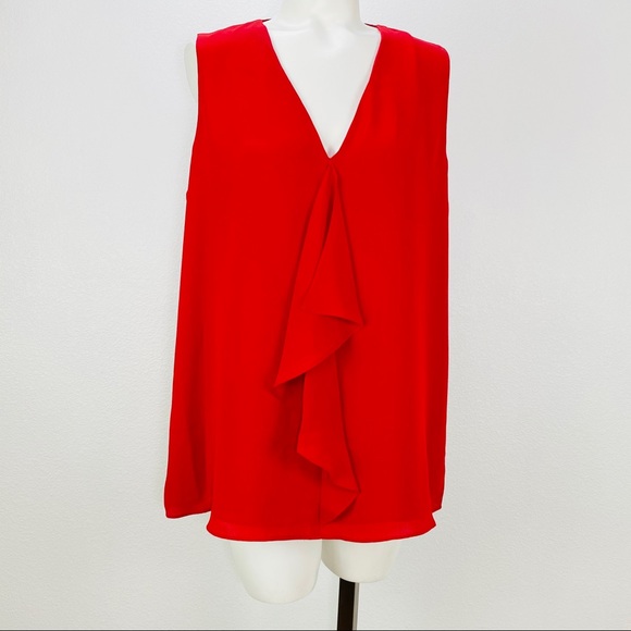 Ralph Lauren Tops - Ralph Lauren Women red sleeveless Blouse Large